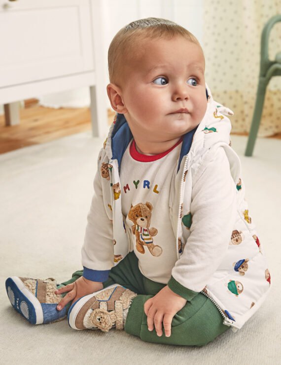 Newborn Boy 3 Piece Print Tracksuit Set