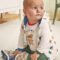 Newborn Boy 3 Piece Print Tracksuit Set