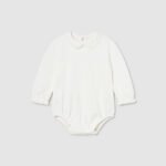 Newborn Boy Ruffle Collar Bodysuit