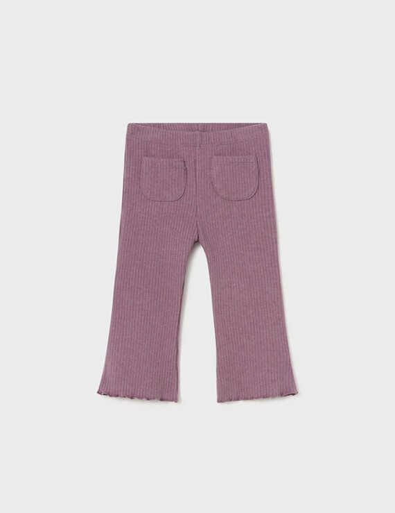 Baby Ribbed Flared Leggings