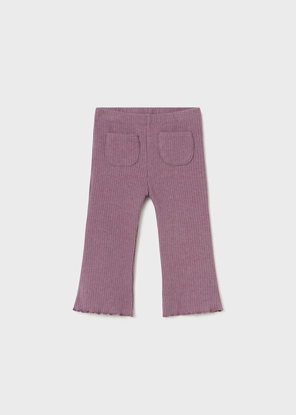 Baby Ribbed Flared Leggings