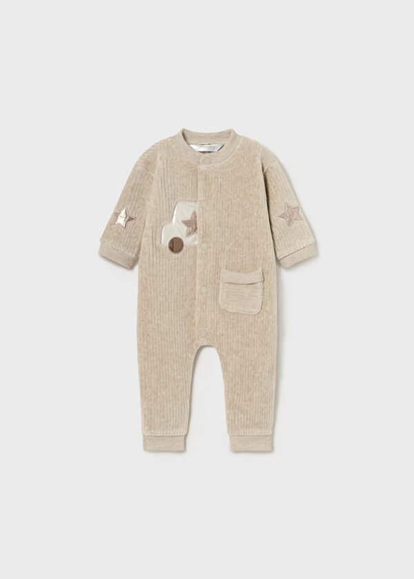 Newborn Boy Corduroy Romper