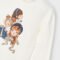 Girl print mock neck T-shirt