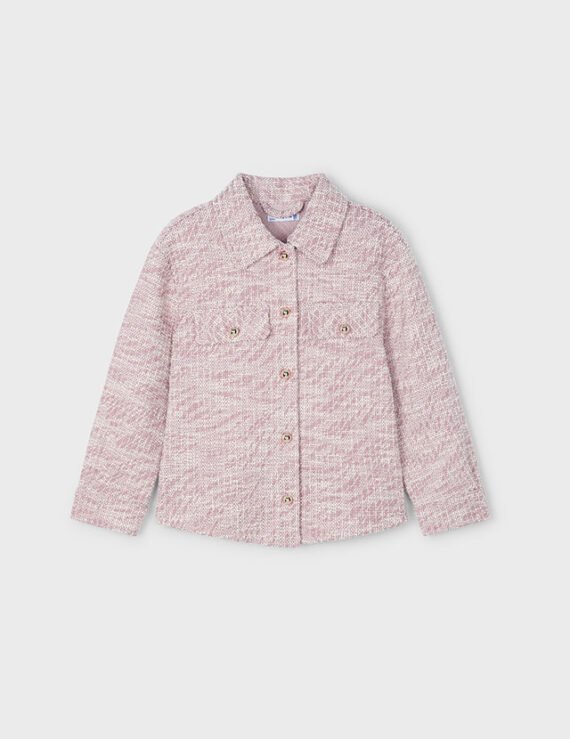 Girl Tweed Overshirt