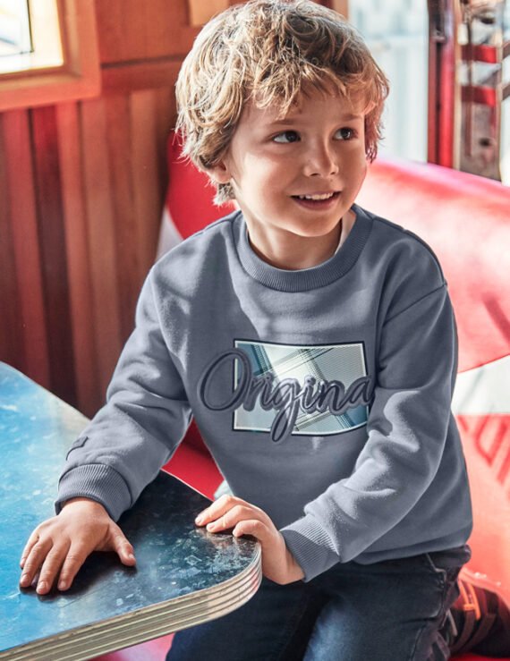 Boy Relaxed Shoulder Sweatshirt