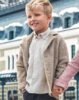 Boy Tricot Lapel Collar Cardigan