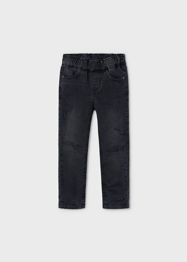 Boy denim joggers Better Cotton