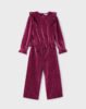 Girl Velvet Top and Trousers Set