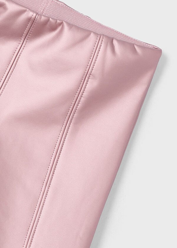 Girl leatherette leggings