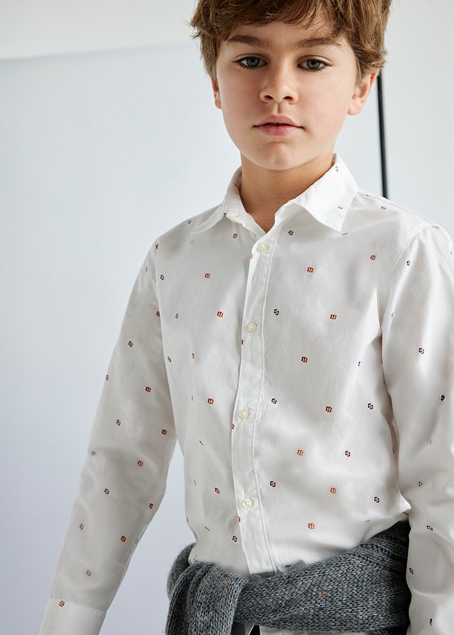 14-07108-052-L-1 Sustainable cotton shirt boy