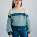 Girl Block Colour Jumper