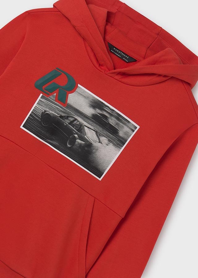 Boy print hoodie Better Cotton