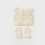 Newborn Teddy Hat and Socks Set