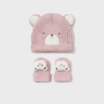 Newborn Teddy Hat and Socks Set