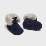 Newborn Girl Fur Ankle Boots