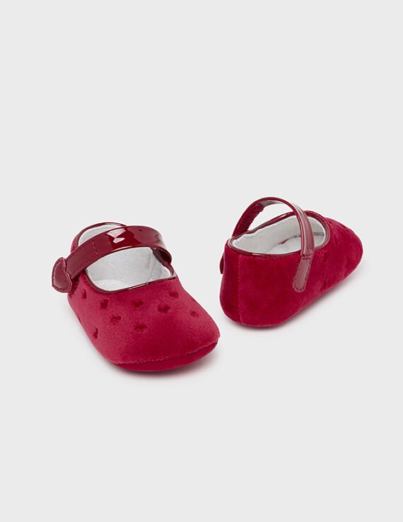 Newborn Girl Corduroy Mary Janes