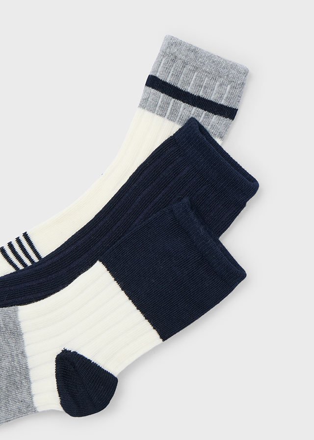 14-10805-064-L-5 ECOFRIENDS set of 3 skate short socks boy