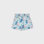 Girl geometric flower shorts