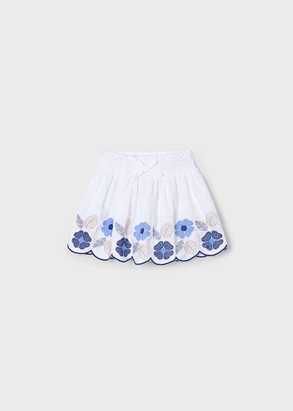 Girl embroidered skirt