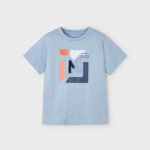 Boy T-Shirt with Embossed Lettering