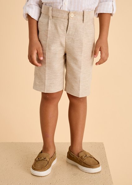 Boy Linen Dress Shorts