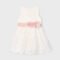 Girl dress with flower sash