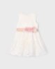 Girl dress with flower sash