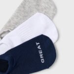 Boy Set of 3 No-Show Socks