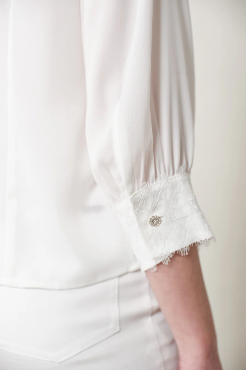 Lace detail shirt