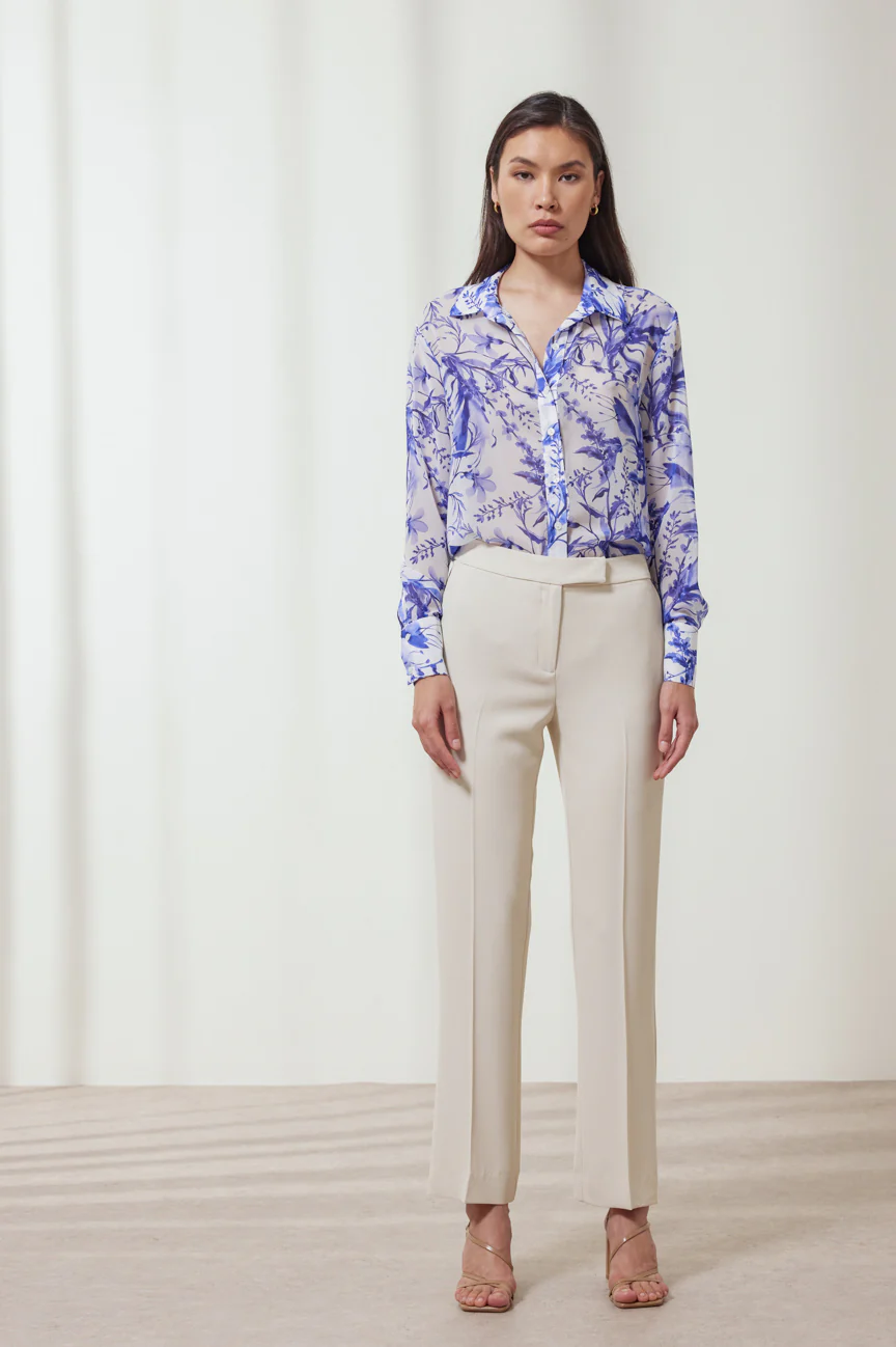 Flower print shirt