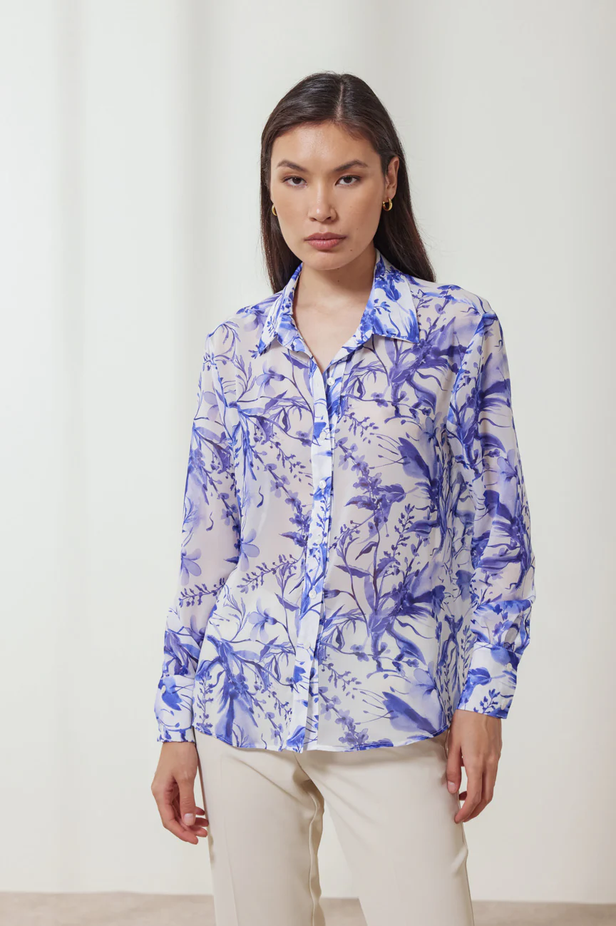 Flower print shirt