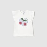 Baby long sleeved flower t-shirt