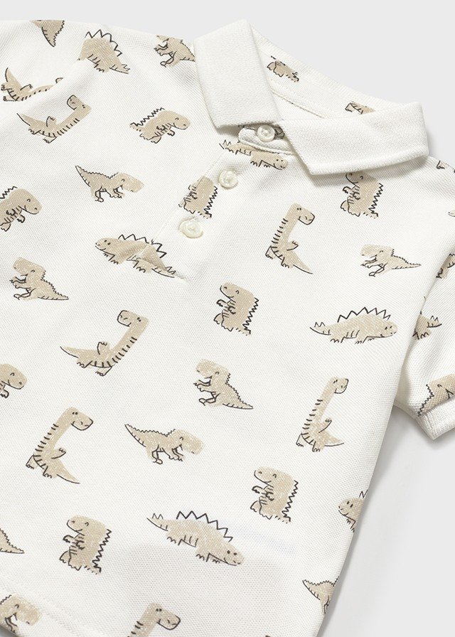 Baby print polo shirt