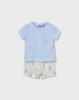 Newborn boy printed shorts and t-shirt