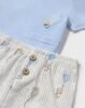 Newborn boy printed shorts and t-shirt