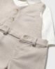 Newborn boy trousers and shirt set with waistcoat