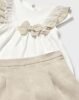 Baby linen shorts and blouse set