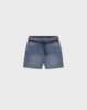 Baby denim shorts with elasticated waistband