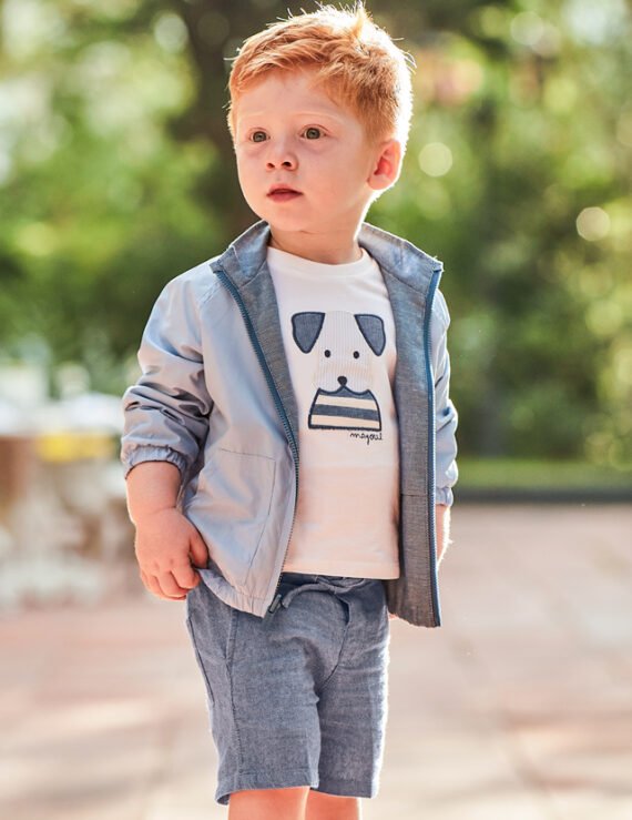 Baby puppy print set