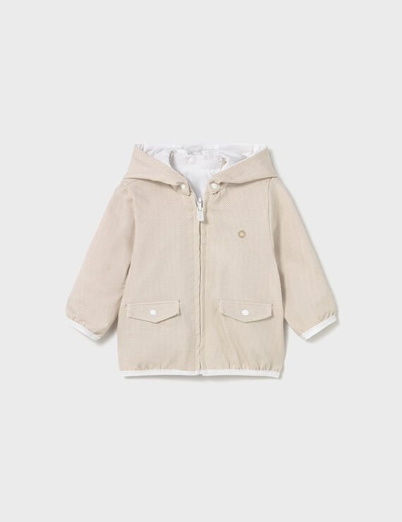 Newborn boy reversible windbreaker