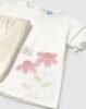 Baby tulle applique top with leggings set