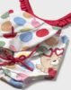 Newborn girl swimsuit with solar protective hat
