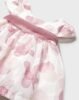 Baby print dress with tulle sash