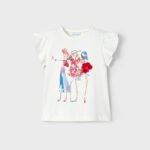 Girl applique t-shirt