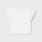 Girl chiffon ruffled t-shirt