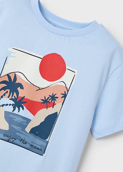 Boy print t-shirt
