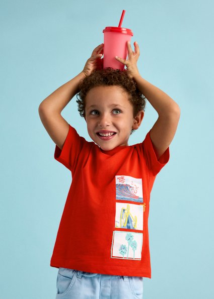 Boy print t-shirt
