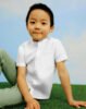 Boy short sleeved linen shirt