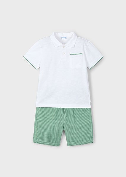 Boy Shorts and Polo Shirt Set