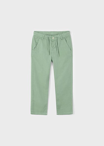 Boy Linen Pants with Drawstring